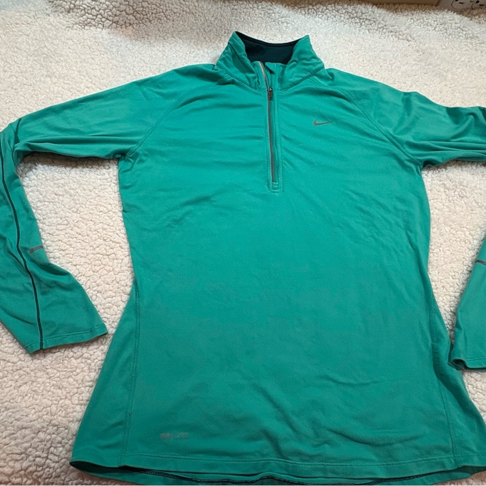 Nike Element Women's Aqua Long Sleeve Running Top | Dri Fit